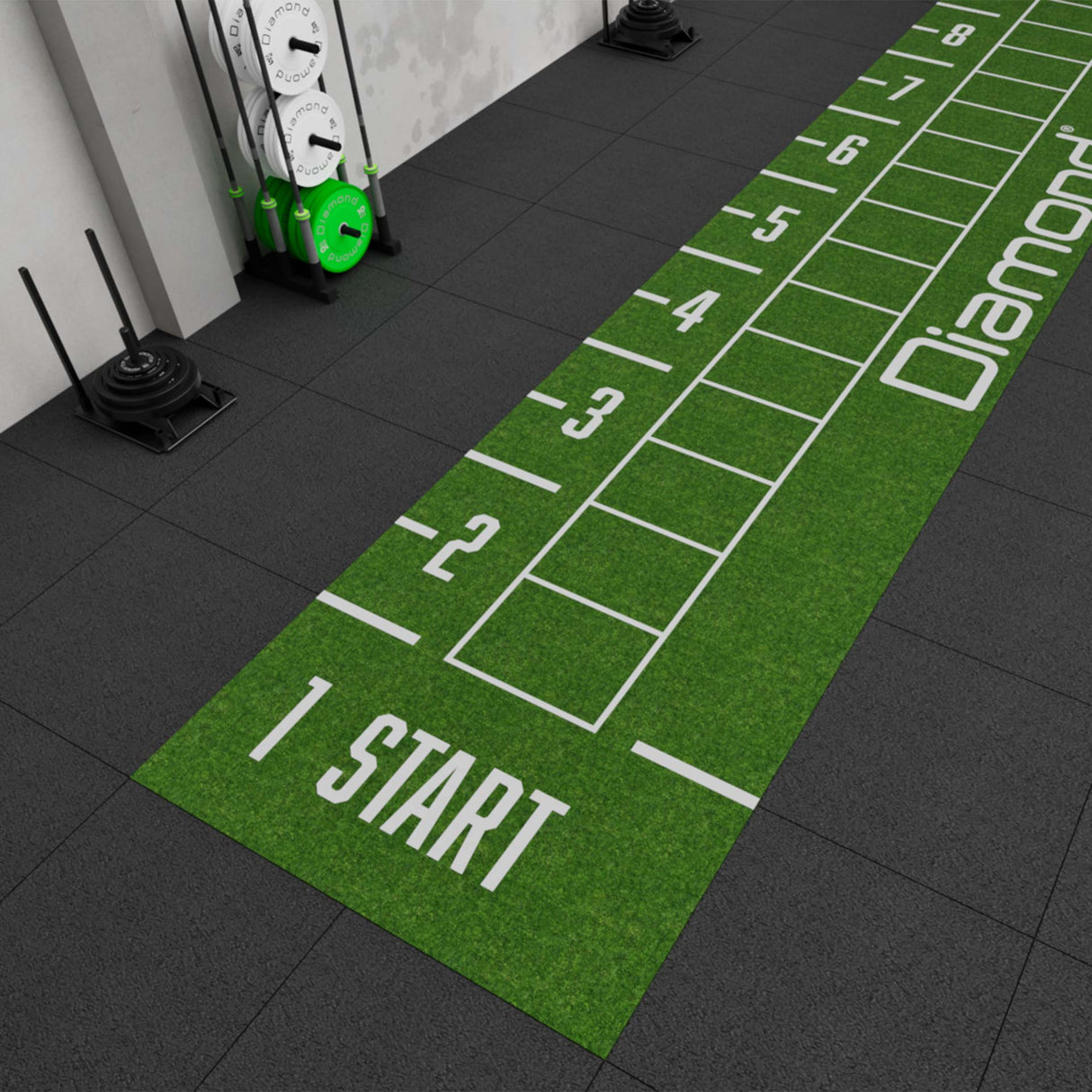 Pavimentazione In Erba Sintetica In Rotolo Con Start 2mx10mx2,5cm art. PRE-ST2X10