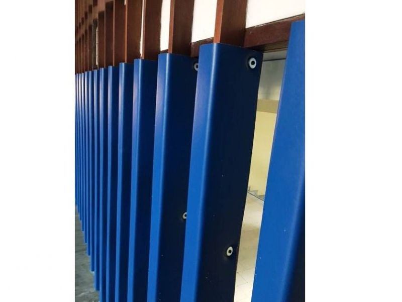 Protezione antitrauma DeS sp. 22 mm Ignifuga cl1 - ideale per colonne e pilastri in palestre,scuole e asili Cod: 084