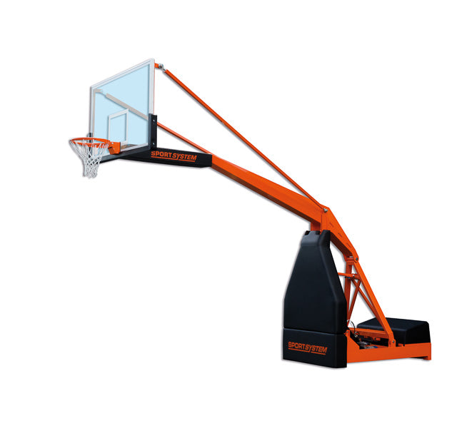 Impianto Hydroplay Fiba 2.0 mobile su ruote, sbalzo cm 325, sistema oleodinamico elettrico S04103
