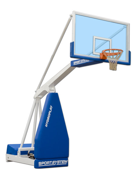 Impianto Hydroplay Training mobile su ruote, sbalzo cm 225, canestri reclinabili e retine S04114