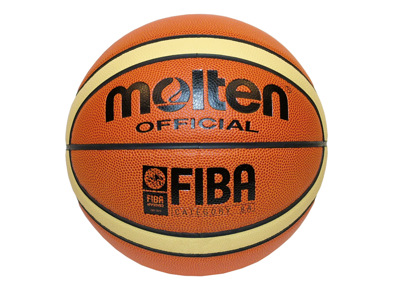 Pallone basket femminile in pelle sintetica Molten omologato FIBA, misura 6. S05410
