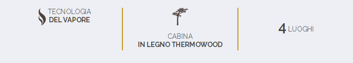 Sauna a Vapore Holl's da esterno Onyxia con frontale in vetro Cod. HL-SSBLK160-FG