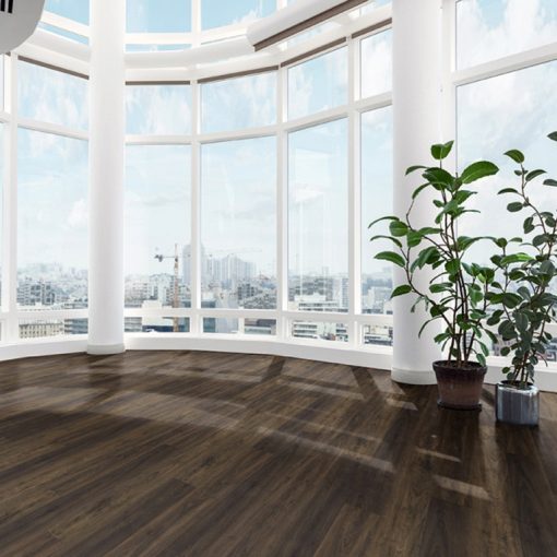 WOOD SPC Pavimento vinilico EFFETTO LEGNO spc per palestra, reception e vari ambienti (Stone Plastic Composite)
