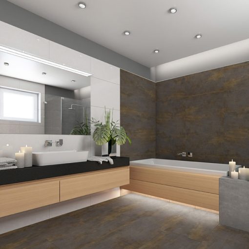 STONE SPC Pavimento vinilico spc per palestra, reception e vari ambienti (Stone Plastic Composite)