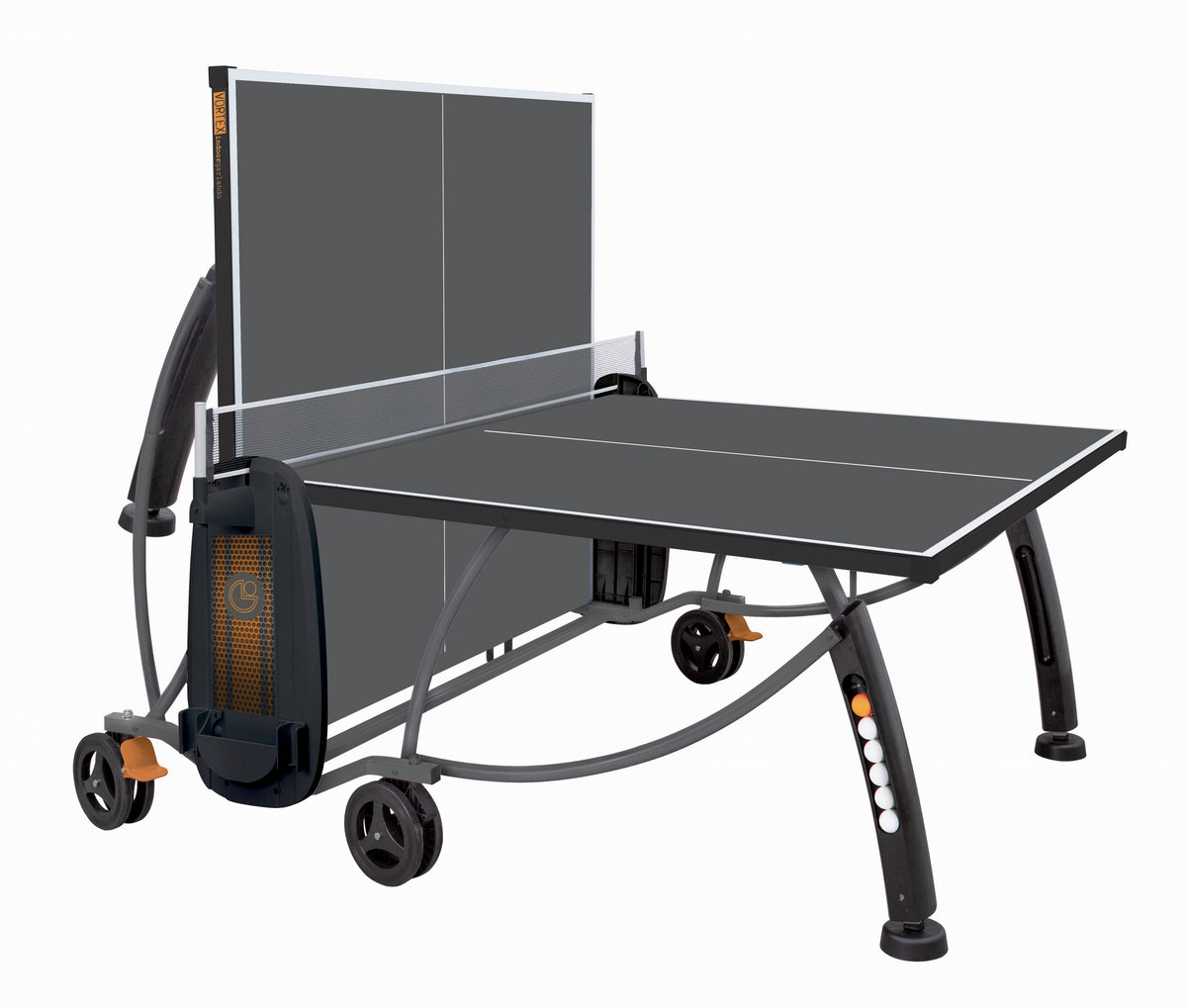 Ping pong Vortex indoor piano gioco antracite con ruote piroettanti NEW 2026! Cod. VORTEX-IC