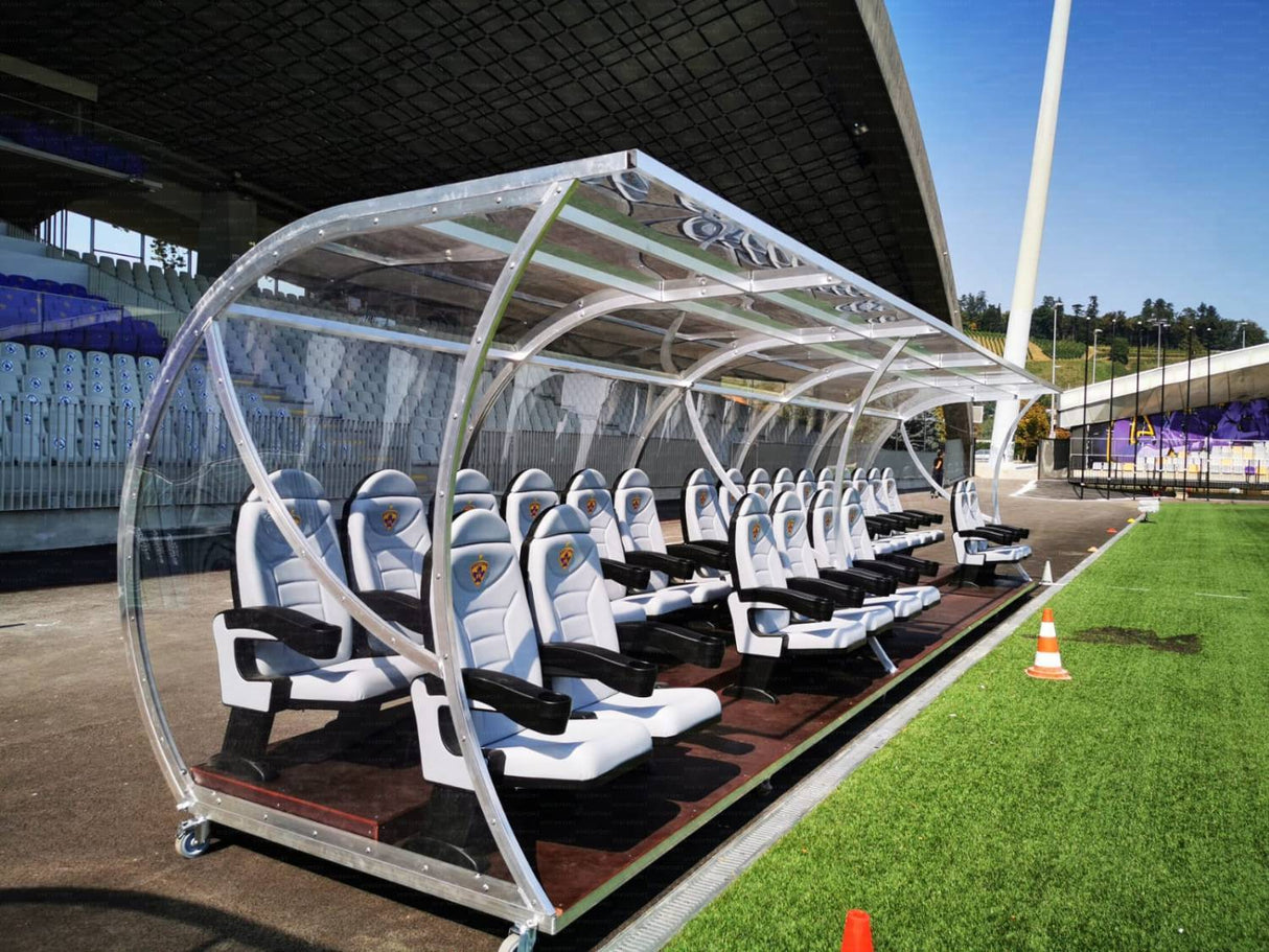 Panchina allenatori modello "World Cup" con sedili "VIP" ART. 6206