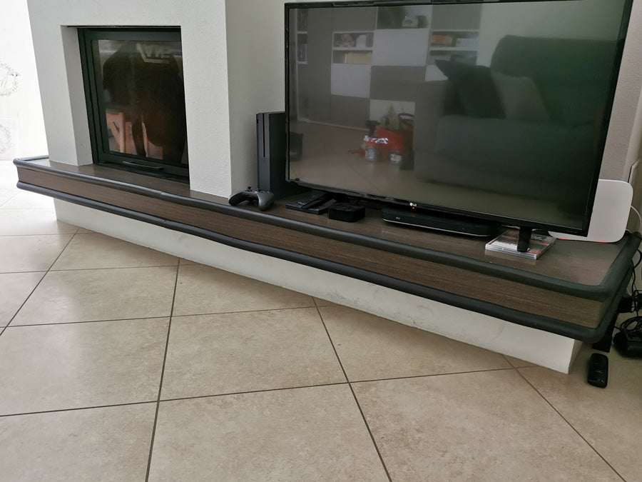 Paraspigoli Hot Dog “anti-spigolo” Sezione a "U" spessore 28mm larghezza 30 mm