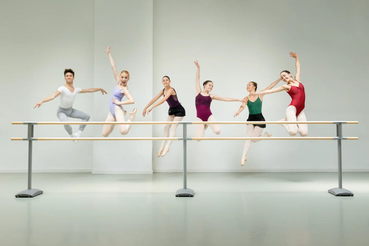 Sbarra Danza Mobile Modello Maurice Da 5 M Con Ruote e 3 supporti