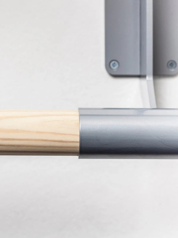 Sbarra da danza fissa a parete Arabesque mt 2 color argento Dinamica Ballet