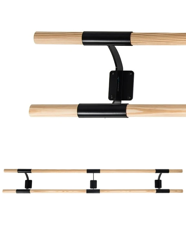 Sbarra Danza Arabesque Doppio Da Muro Mt 3 Dinamic Ballet Black