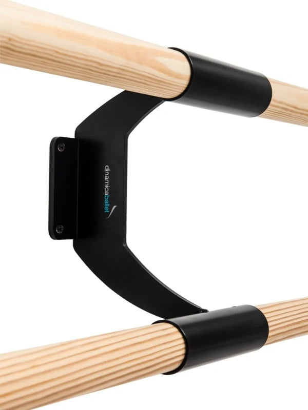 Sbarra Danza Arabesque Doppio Da Muro Mt 3 Dinamic Ballet Black