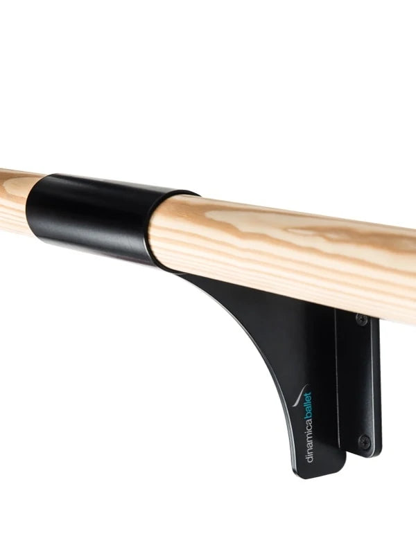 Sbarra Danza Completa Arabesque Singolo da Muro 1,5 m Dinamica Ballet Black