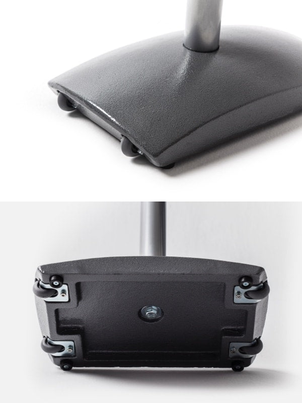 Sbarra danza mobile modello Royale dinamica ballet con altezza regolabile sbarra da 5 metri con 3 supporti