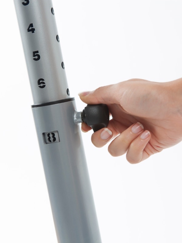 Sbarra danza mobile modello Royale dinamica ballet con altezza regolabile sbarra da 5 metri con 3 supporti