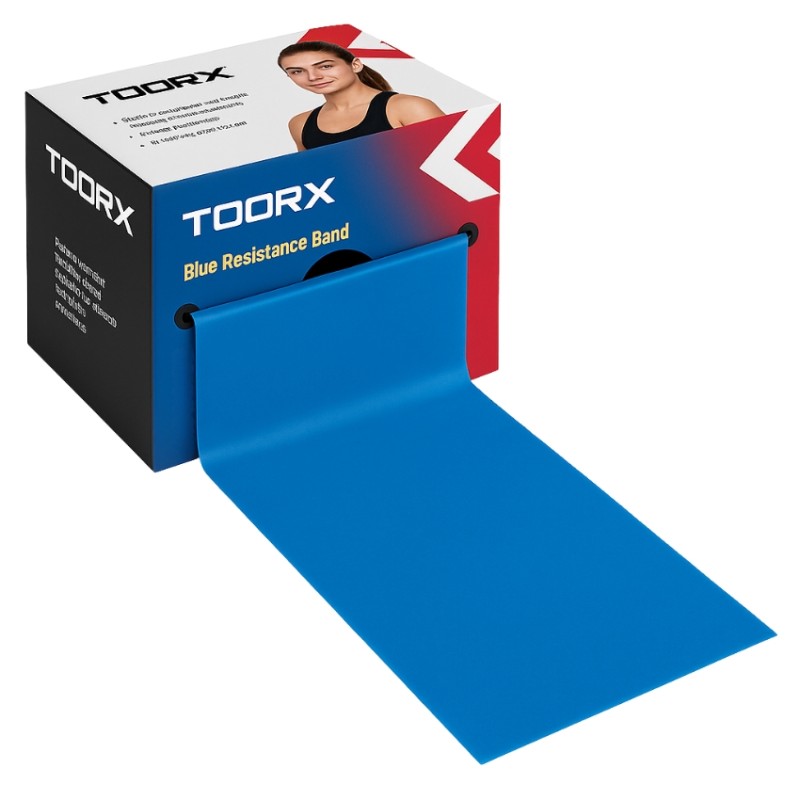 Fascia Elastica Toorx Latex-free In Rotolo Strong Blu cod AHF-116