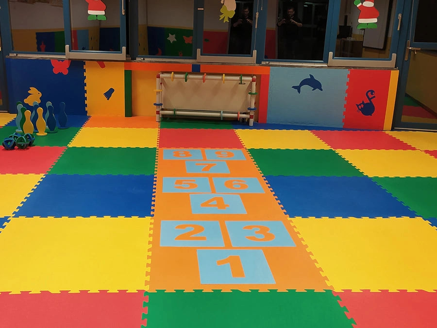 Gioco della Campana su Tappeti Polymat Light (in EVA) Tatami bambino Asilo Nido spessore 10 mm Cod. 2700.3