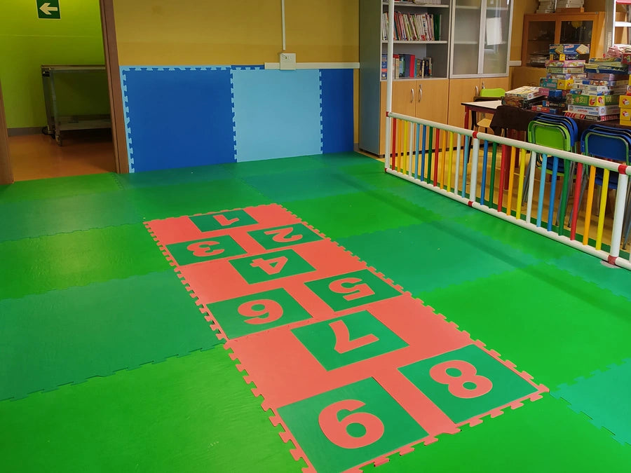 Gioco della Campana su Tappeti Polymat Light (in EVA) Tatami bambino Asilo Nido spessore 10 mm Cod. 2700.3