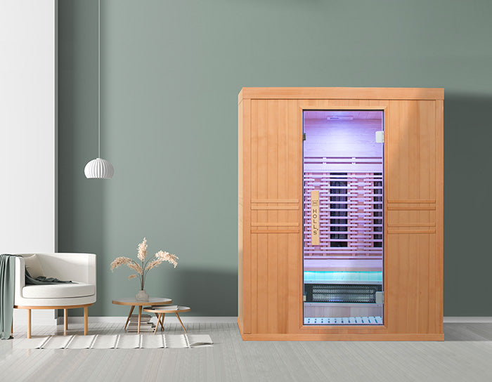 Sauna a infrarossi PureWave EVO Abete Canadese 2 Posto Cod. HL-PUR02