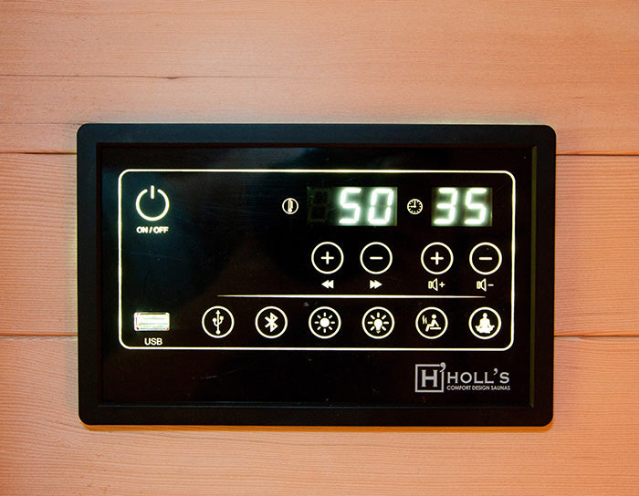 Sauna a infrarossi PureWave EVO Abete canadese Angolare 3 POSTI HL-PUR03C