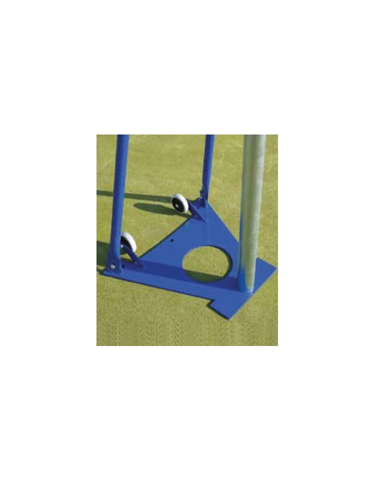 Impianto Pallavolo a traliccio sgancio rapido tipo Globus con piastra antitorsione applicabile su bussole Globus Cod. 5026