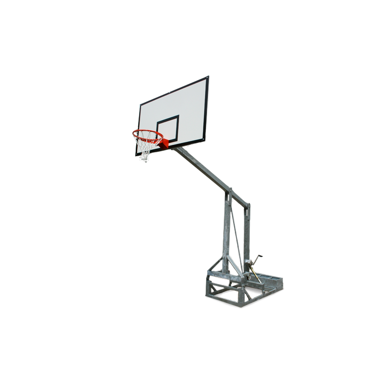 Impianto basket richiudibile movimentazione a cremagliera da esterno Art. B 650/2