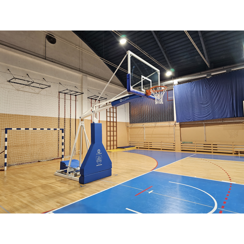 Impianto basket oleodinamico elettrico reclinabile B 676 omologato F.I.B.A 2 livello