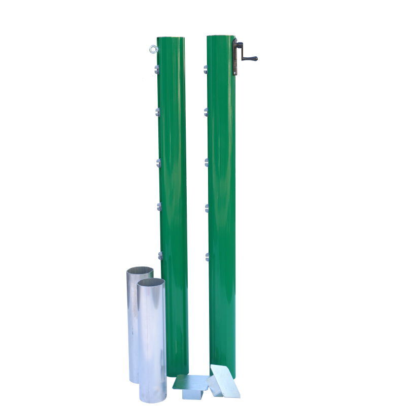 Impianto tennis in alluminio mm. 120x105 Art. T 781/1 sezione ovoidale