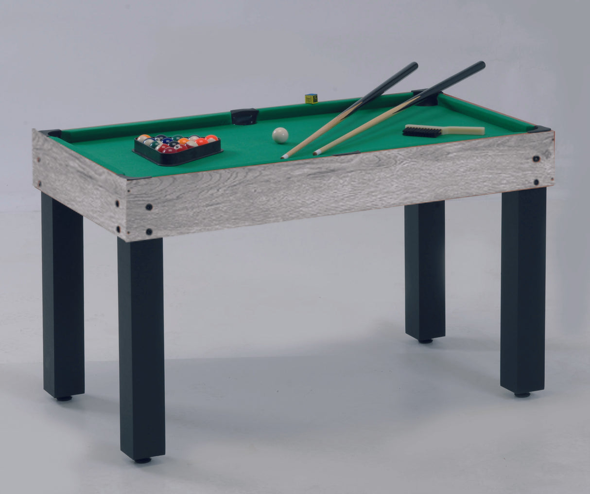 Tavolo Multigioco -12 Giochi in Uno Grigio Rovere