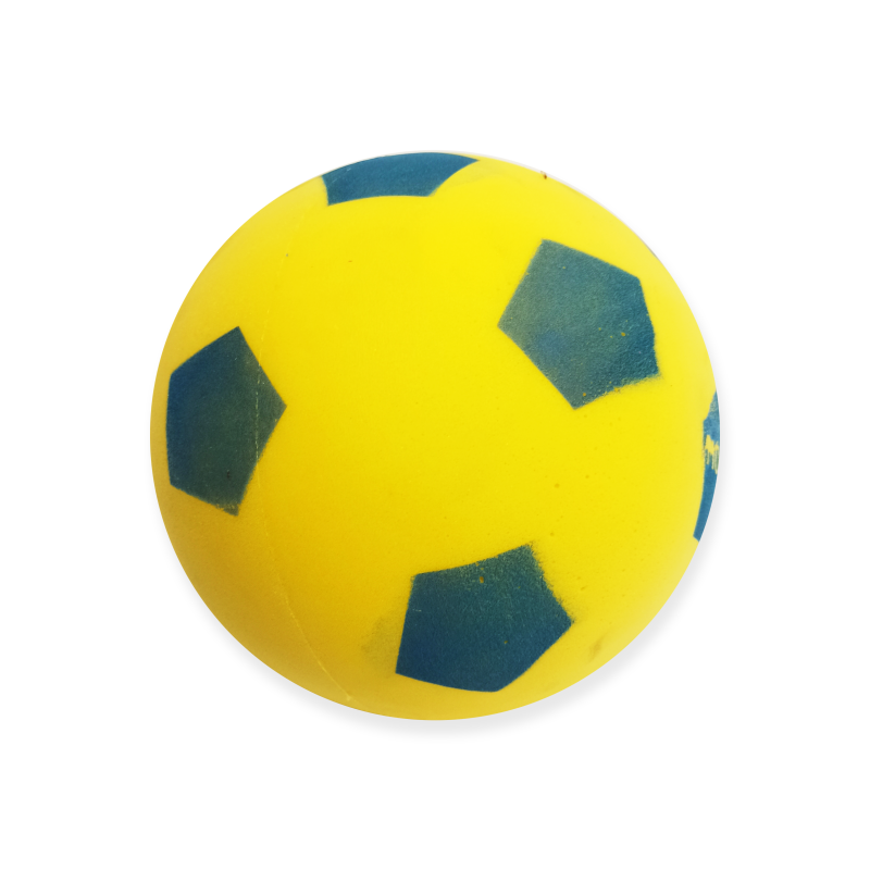Pallone calcio in gommapiuma bicolore Art. F 755/6 diam.cm 20