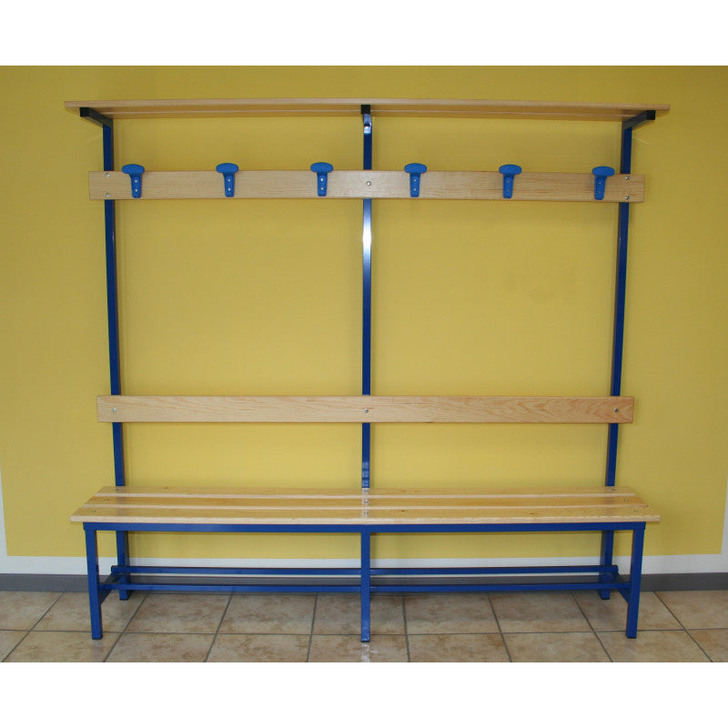 Panchina 2m Completa Art. S 866 ripiano portascarpe tubolare
