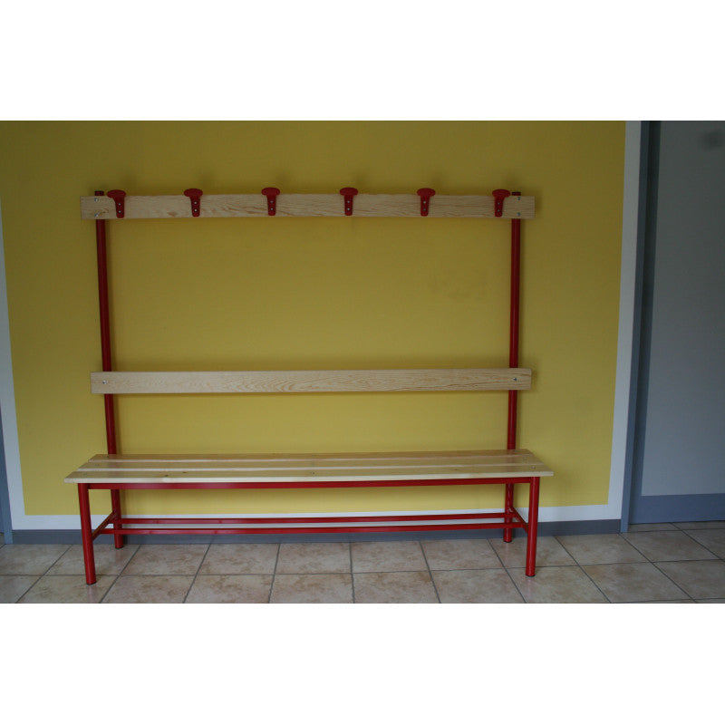 Panchina 2m Seduta schienale appendiabiti Art. S 852/2