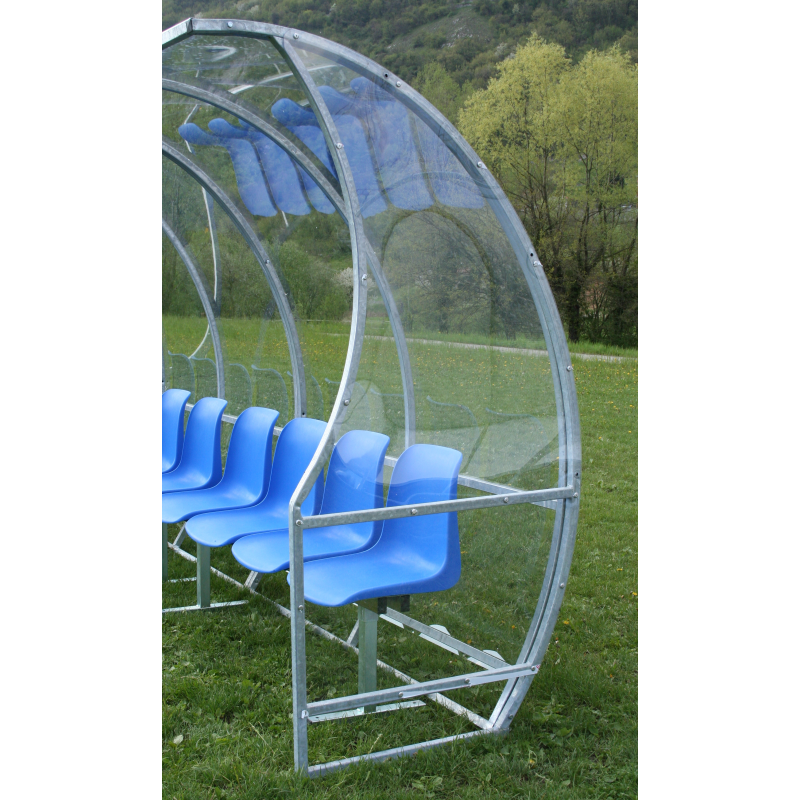 Panchine allenatori lunghezza m.2 Acciaio Zincato Art. F 752/2