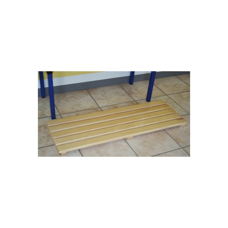 Pedana poggiapiedi a listoni di legno verniciato da m1 Art. S 881/1