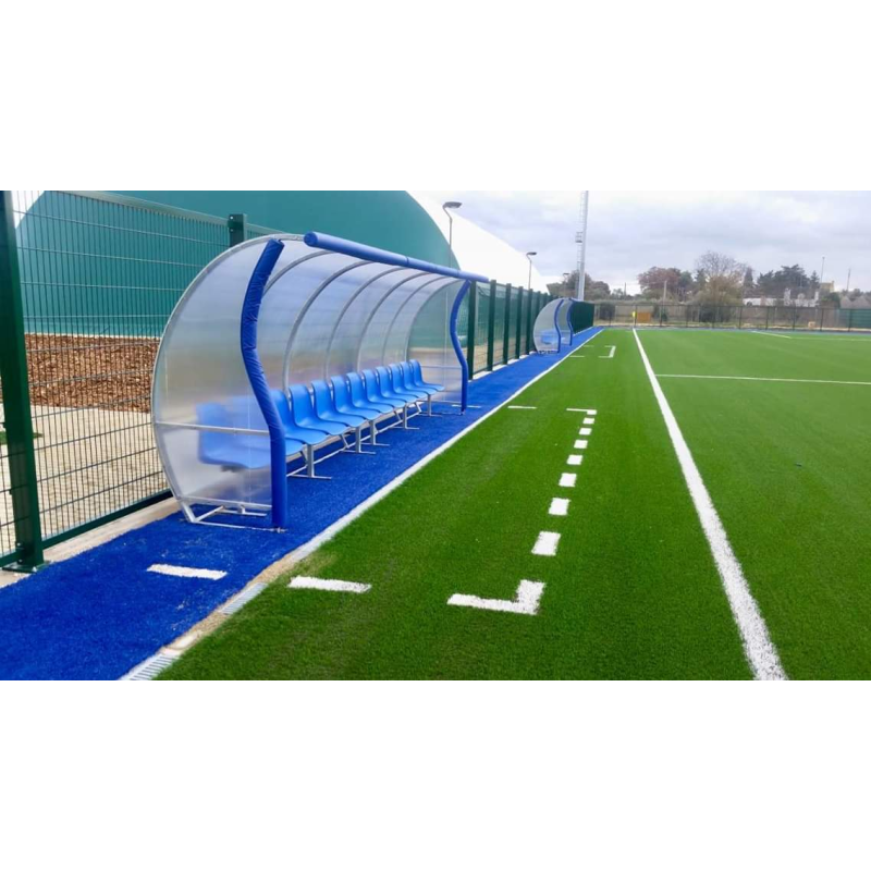 Protezione imbottita per panchina Art. F 746/4 Costo Al metro lineare