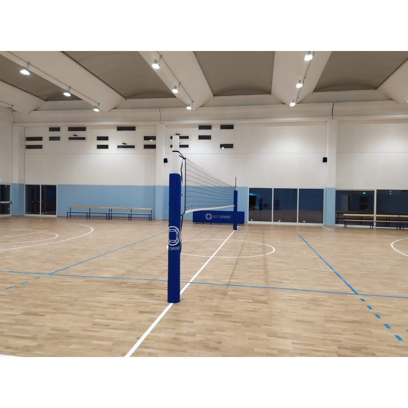 Coppia Protezioni per impianti Pallavolo-Volley Art. V 730/NR coppia chiusura Velcro