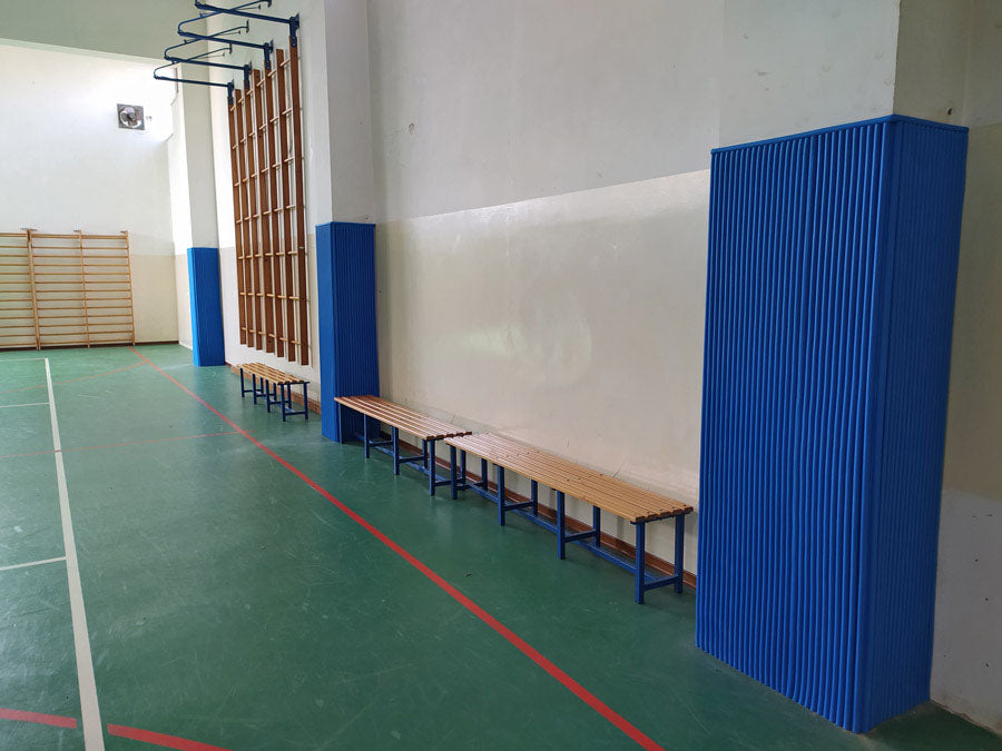 Protezioni antitrauma colonne impianti sportivi ONDA o MAXI ONDA