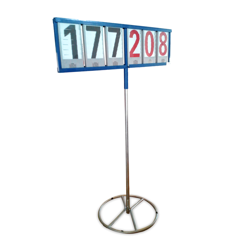 Segnapunti basket a colonna con tabelle meteore Art B 698