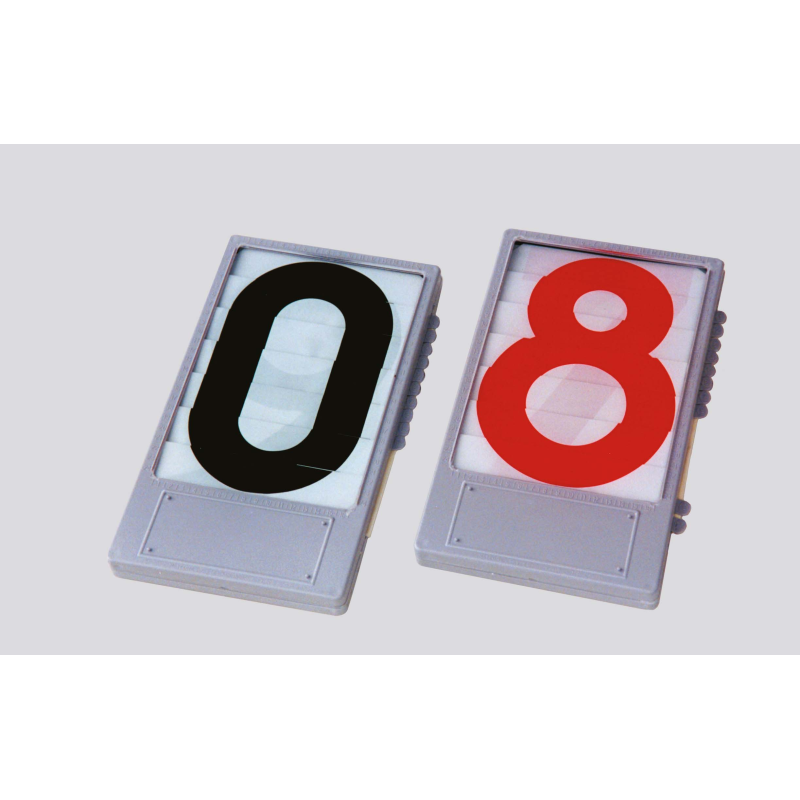 Tabella numerica Art. 237010 colore rosso