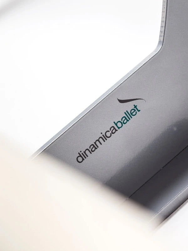 Sbarra da danza fissa a parete Arabesque Doppia color argento mt 3 Dinamica Ballet