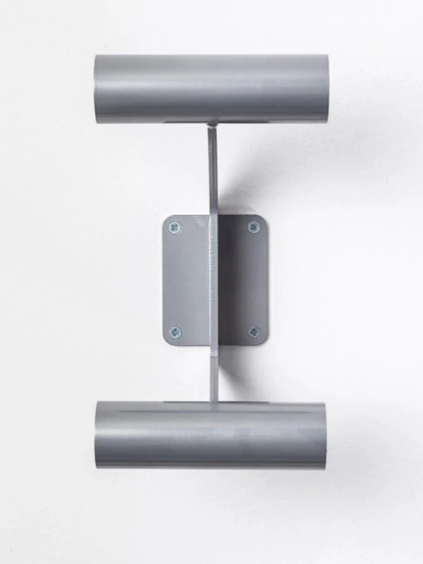 Sbarra da danza fissa a parete Arabesque Doppia color argento mt 3 Dinamica Ballet