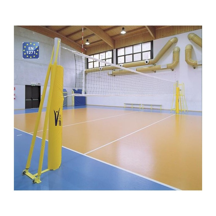 Impianto volley trasportabile Art 2705 certificato “sistema qualità” DIN EN 9002 TUV CERT