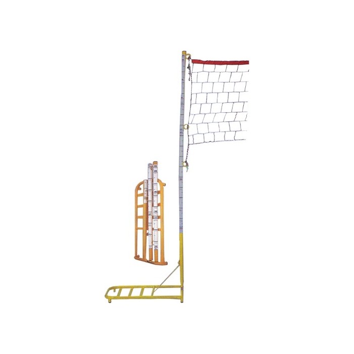 Impianto Minivolley-Super-minivolley-tennis trasportabile zavorrabile pieghevole Sper