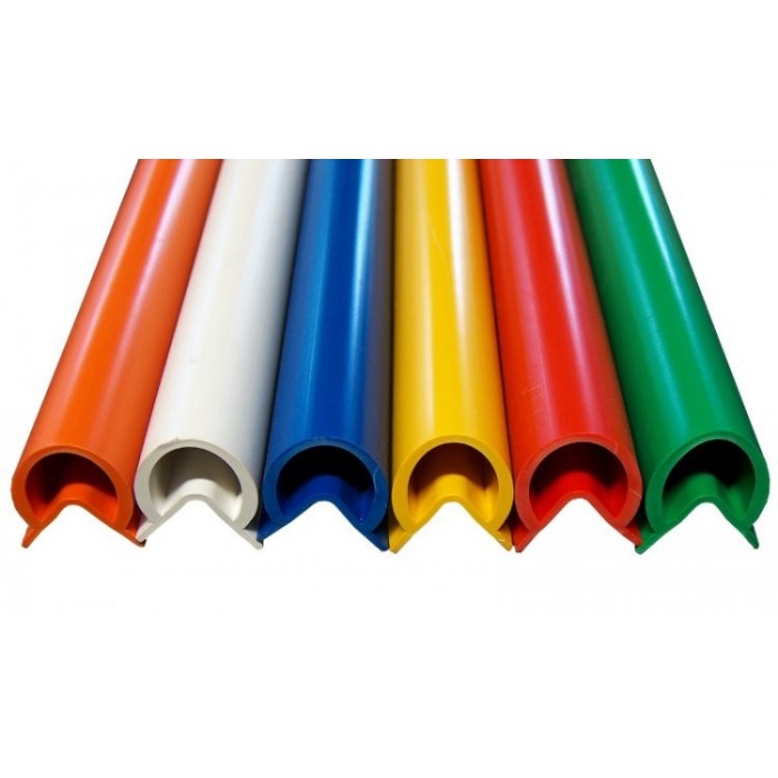 PARASPIGOLI ESTRUSI PVC COPRIANGOLO CA35C PVC 35x35 h 2000 mm colori Bianco-Verde-Giallo