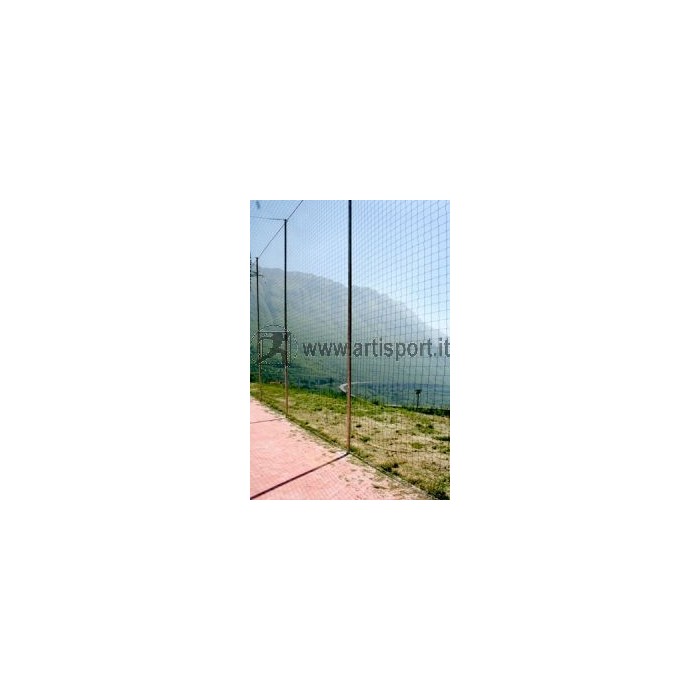 Rete recinzione campi gioco maglia cm 10x10 treccia nylon mm3 Art F852 bordatura esclusa
