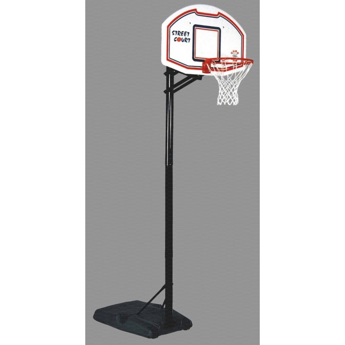 Mezzo impianto basket-minibasket Los Angeles 4226 sistema scatto regolazione altezza con zavorra