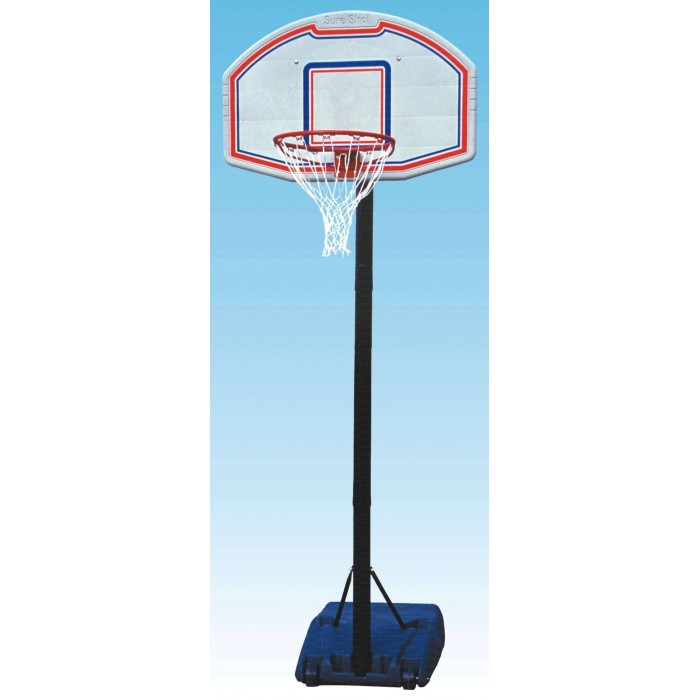 Mezzo impianto basket-minibasket altezza reg. manualmente altezza max 305 mod CHICAGO ART4225