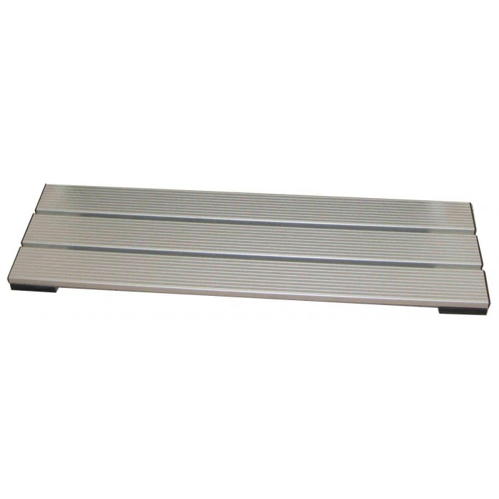Pedana poggiapiedi in alluminio anodizzato lunghezza 1m ART 9092