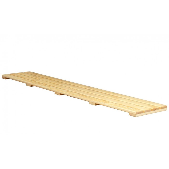 Pedana poggiapiedi in legno lunghezza 2 m ART 9091
