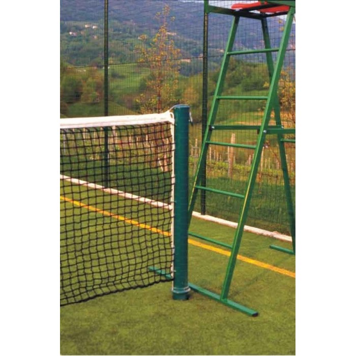 Pali tennis sezione rotonda diam 90 mm zincati a caldo verniciati ART7502