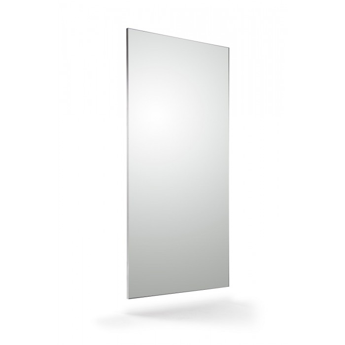 Specchio da parete antinfortunistico figaro 120x80 liscio silver frame